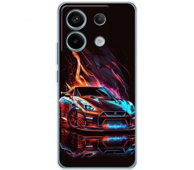 Чохол для Xiaomi Redmi Note 13 5G MixCase машини неон mix car