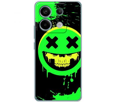 Чохол для Xiaomi Redmi Note 13 4G MixCase тварини green smiley