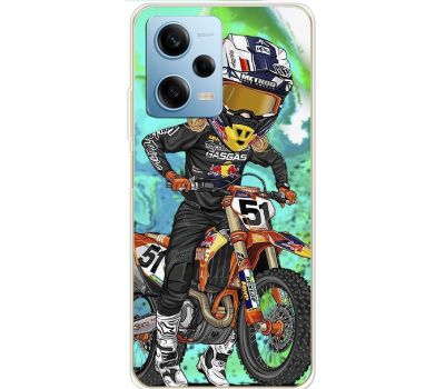 Чохол для Xiaomi Redmi Note 12 Pro 5G MixCase асорті мультяшний мотогонщик