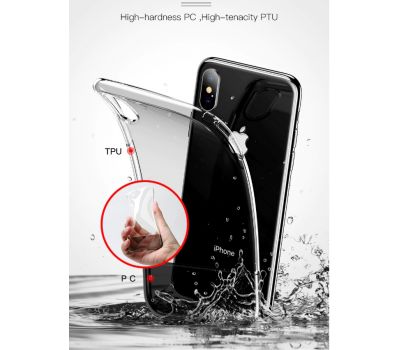 Чохол Baseus half to half soft для iPhone Xs Max червоний 3493612