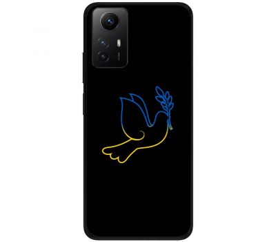 Чохол для Xiaomi Redmi Note 12S MixCase патріотичні синє-жовтий голуб