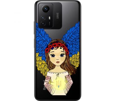 Чохол для Xiaomi Redmi Note 12S MixCase патріотичні українка ангел
