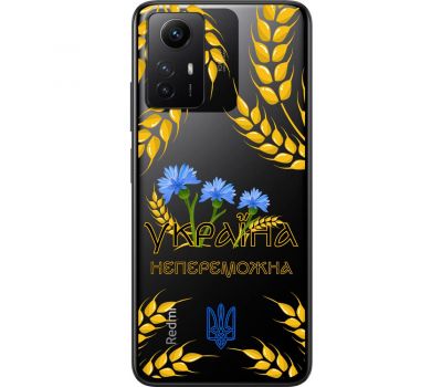 Чохол для Xiaomi Redmi Note 12S MixCase патріотичні Україна непереможна