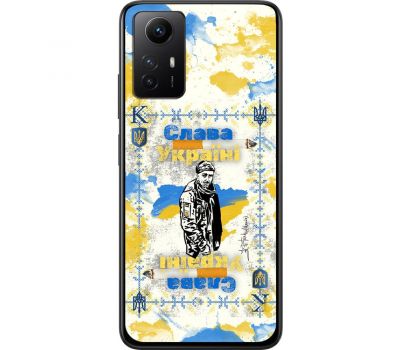 Чохол для Xiaomi Redmi Note 12S MixCase патріотичні Слава Воїну незалежної Укра