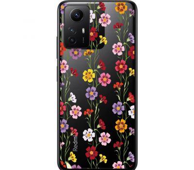 Чохол для Xiaomi Redmi Note 12S Mixcase квіти патерн квіткових ліан