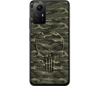 Чохол для Xiaomi Redmi Note 12S MixCase патротичні scull green