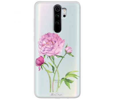 Чохол для Xiaomi Redmi Note 8 Pro MixCase квіти рожева квітка