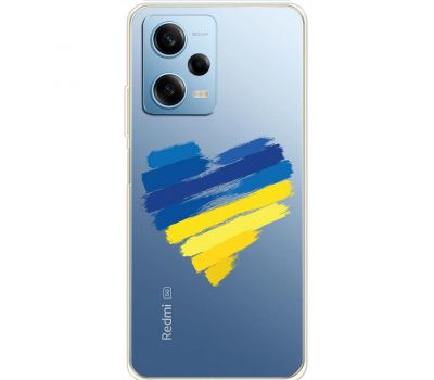 Чохол для Xiaomi Redmi Note 12 Pro 5G MixCase патріотичний "серце"