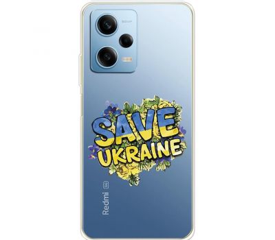 Чохол для Xiaomi Redmi Note 12 Pro 5G MixCase патріотичні save ukraine