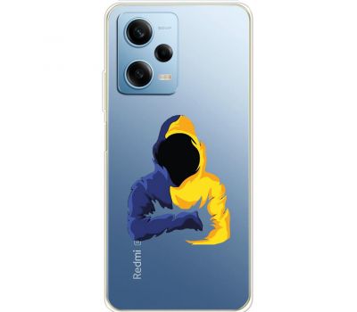 Чохол для Xiaomi Redmi Note 12 Pro 5G MixCase патріотичні синьо-жовті кольори