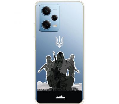 Чохол для Xiaomi Redmi Note 12 Pro 5G MixCase патріотичні козак з автоматом