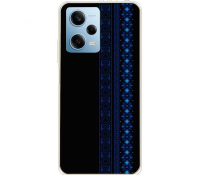 Чохол для Xiaomi Redmi Note 12 Pro 5G MixCase патріотичні синій колір вишиванки