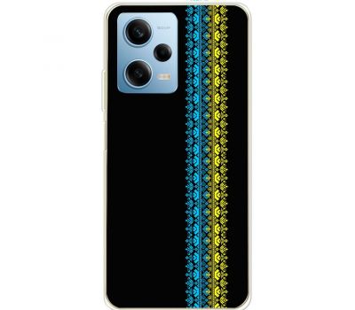 Чохол для Xiaomi Redmi Note 12 Pro 5G MixCase патріотичні синє-жовтий колір вишиванки