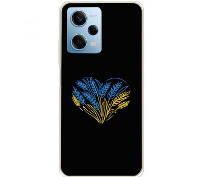 Чохол для Xiaomi Redmi Note 12 Pro 5G MixCase патріотичні синьо-жовта пшениця