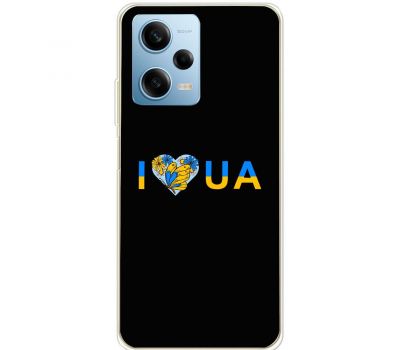 Чохол для Xiaomi Redmi Note 12 Pro 5G MixCase патріотичні I love UA