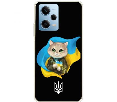 Чохол для Xiaomi Redmi Note 12 Pro 5G MixCase патріотичні котик зелені очі