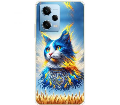 Чохол для Xiaomi Redmi Note 12 Pro 5G MixCase патріотичні кіт