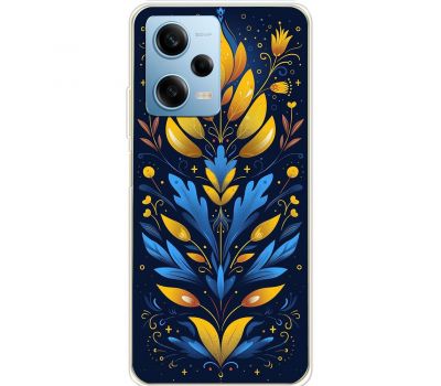 Чохол для Xiaomi Redmi Note 12 Pro 5G MixCase патріотичні жовто-блакитний орнамент