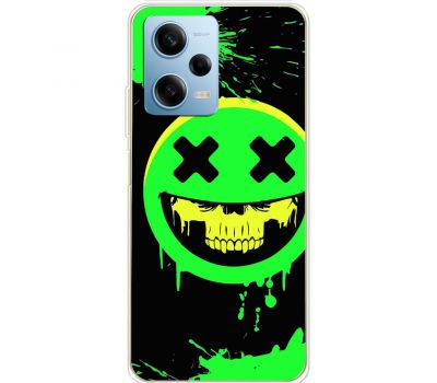 Чохол для Xiaomi Redmi Note 12 Pro 5G MixCase тварини green smiley