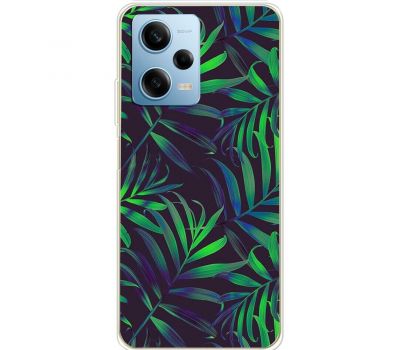 Чохол для Xiaomi Redmi Note 12 Pro 5G MixCase квіти тропічні листочки