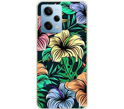 Чохол для Xiaomi Redmi Note 12 Pro 5G MixCase квіти тропіки