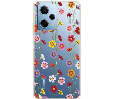 Чохол для Xiaomi Redmi Note 12 Pro 5G Mixcase квіти патерн квіткових ліан