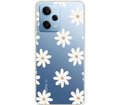 Чохол для Xiaomi Redmi Note 12 Pro 5G Mixcase квіти патерн ромашок