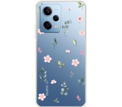 Чохол для Xiaomi Redmi Note 12 Pro 5G Mixcase квіти патерн квіти гілки евкаліпт