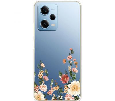 Чохол для Xiaomi Redmi Note 12 Pro 5G Mixcase квіти квіточки