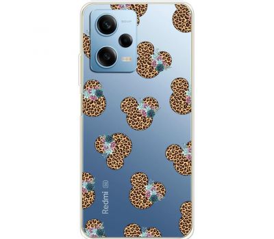 Чохол для Xiaomi Redmi Note 12 Pro 5G MixCase Леопард Мінні Маус