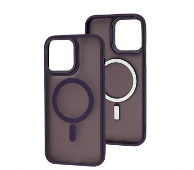 Чохол для iPhone 15 Pro Max Space color MagSafe фіолетовий