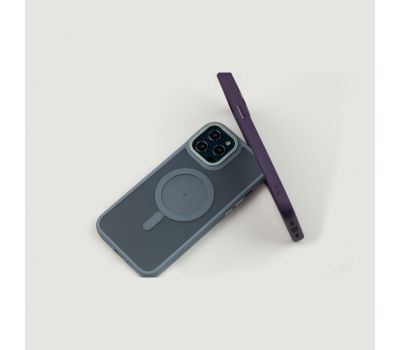 Чохол для iPhone 15 Pro Max Space color MagSafe фіолетовий 3495661