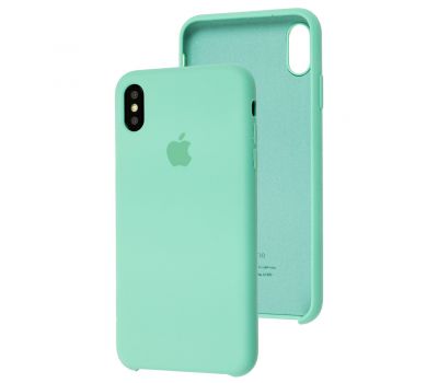 Чохол silicone для iPhone Xs Max case spearmint