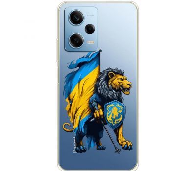 Чохол для Xiaomi Redmi Note 12 Pro 5G MixCase патріотичні Український лев