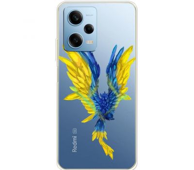 Чохол для Xiaomi Redmi Note 12 Pro 5G MixCase патріотичні жовто-синій птах