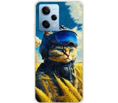 Чохол для Xiaomi Redmi Note 12 Pro 5G MixCase патріотичні військовий котик