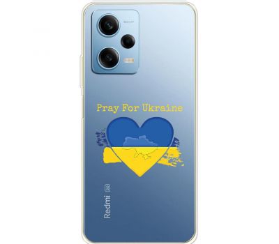 Чохол для Xiaomi Redmi Note 12 Pro 5G MixCase патріотичні pray for Ukraine