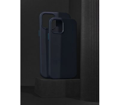 Чохол для iPhone 12 Max WAVE Premium leather MagSafe black 3497895