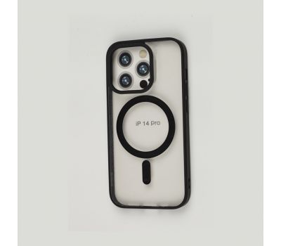 Чохол для iPhone 14 Pro Berlia Color MagSafe black 3497401