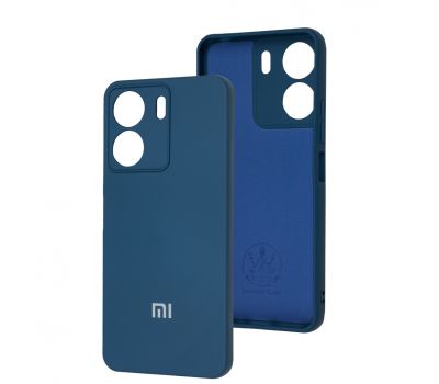Чохол для Xiaomi  Redmi Note 10 Pro Silicone Full camera синій / navy blue