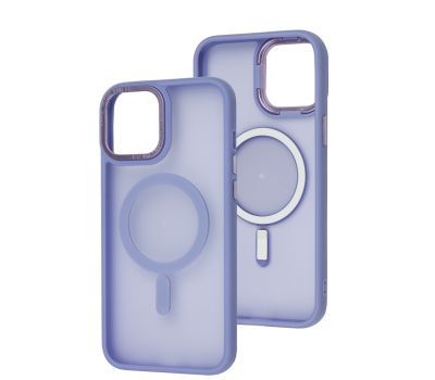 Чохол для iPhone 12 Pro Max Space color MagSafe бузковий
