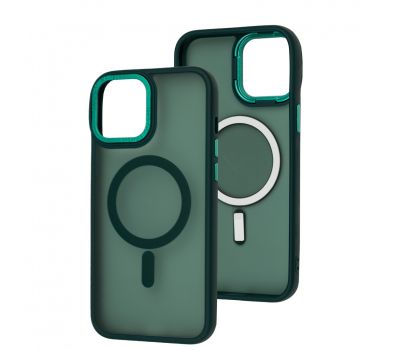 Чохол для iPhone 12 Pro Max Space color MagSafe зелений