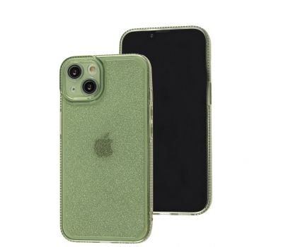 Чохол для iPhone 13 Frame shine green