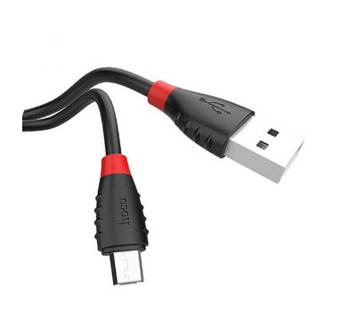 Кабель USB Hoco X27 Excellent microUSB 2.4A 1,2m black 3501555