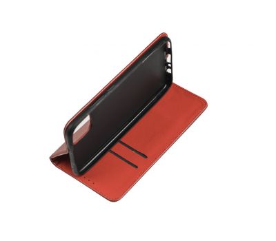 Чохол книжка для Xiaomi Redmi 10C Black magnet червоний 3501649