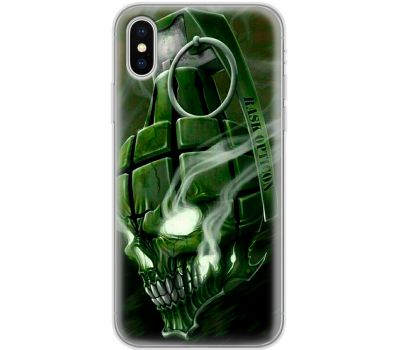 Чохол для iPhone Xs Max MixCase патріотичні граната F1