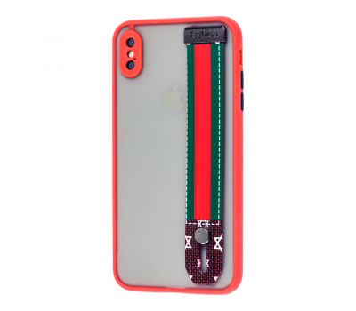 Чохол для iPhone X / Xs WristBand G II червоний