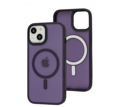 Чохол для iPhone 15 WAVE Matte Insane MagSafe deep purple