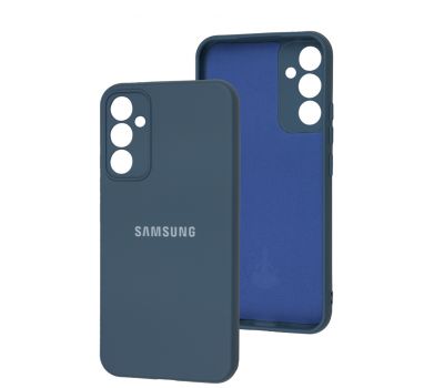 Чохол для Samsung Galaxy A34 (A346) Silicone Full camera navy blue