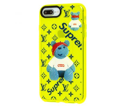 Чохол для iPhone 7 Plus / 8 Plus Neon print bear supreme